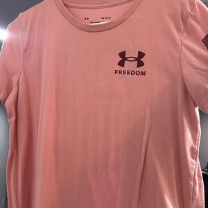 Under Armour Pink Freedom T-Shirt